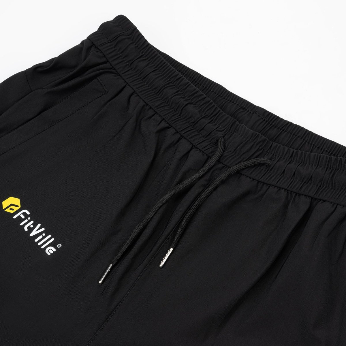 F FitVille Men's Ultra-Flex Training Joggers - Stretch Comfortable Workout Sweatpants with Pockets, Tapered Fit, Drawstring Waist, 4-Way Stretch Fabric for Gym, Pants, Running Trousers - Image 4