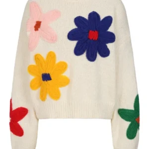 Alice Collins Abby Flower Pullover Jumper
