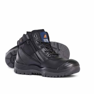 Black Zipsider Boot Scuff Cap