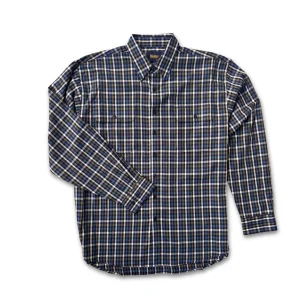 Double Pocket Check Long Sleeve Shirt